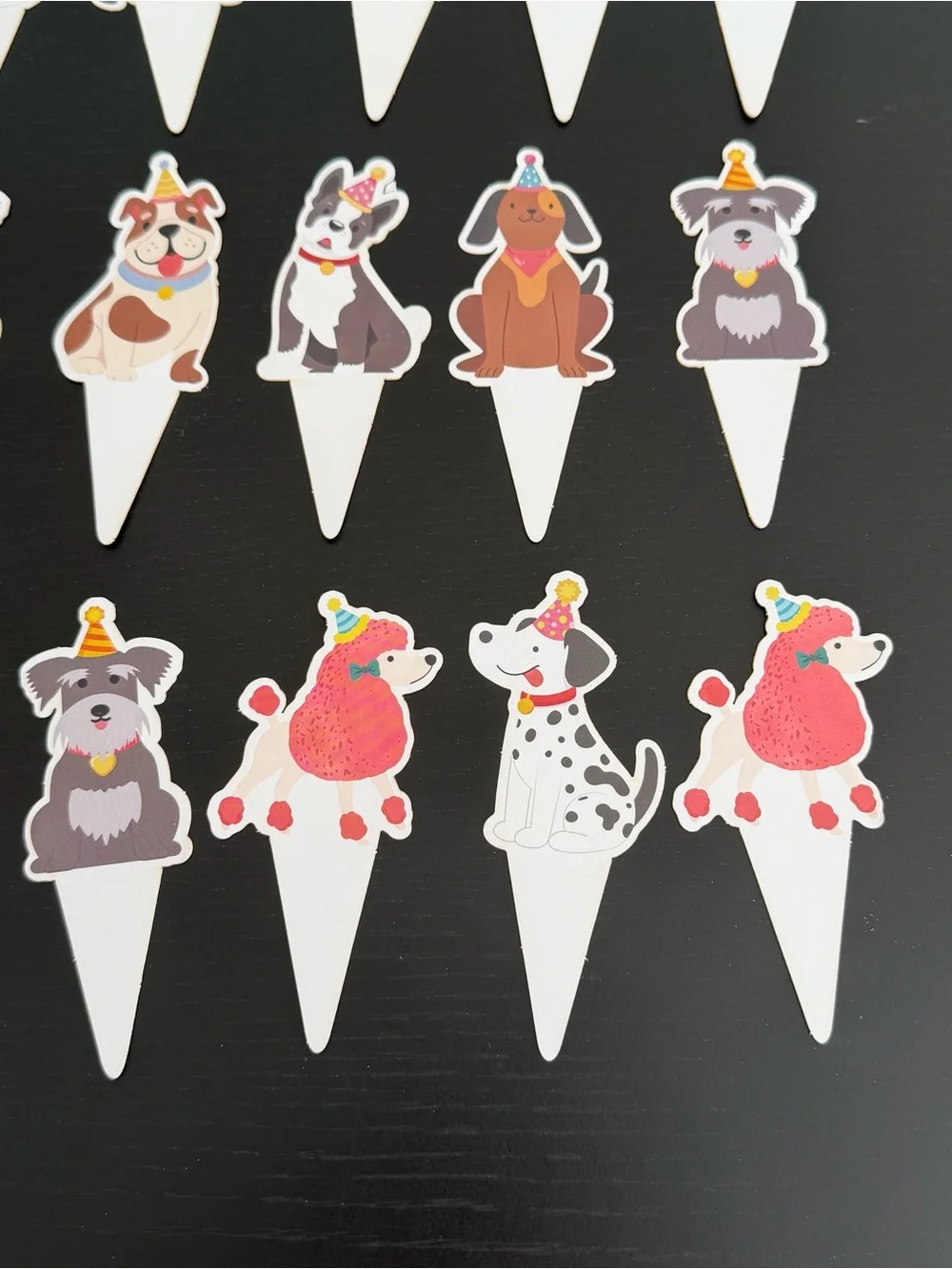 Dog Themed Birthday Party Decorations Cupcake Cake Toppers 24 Pc